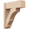 Ekena Millwork 8-in W x 22-in D x 26-in H Balboa Block Rough Cedar Woodgrain TimberThane Outlooker, Primed Tan OUTUR080X22X26BOA44RCPR - alternate 1